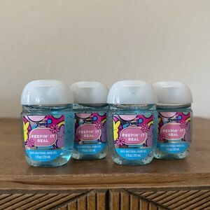 X4 BBW PEEPS peepin It Real Anti-Bacterial Hand Gel sanitizers NEW